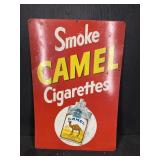 CAMEL CIGARETTE METAL SIGN
