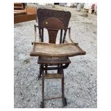 OAK HIGH CHAIR