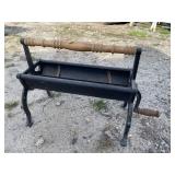 IRON AND WOOD PAPER DISPENSER