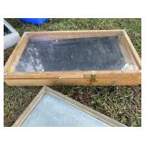 WOODEN TABLE TOP SHOWCASE