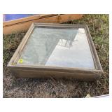 WOODEN TABLE TOP SHOWCASE