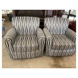 PR OF HOME DESIGN COLLECTION SWIVEL CLUB CHAIRS