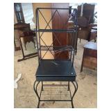 METAL BAKERS RACK WITH COMPUTER DRAWER