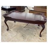 MAHOGANY FRENCH CHIPPENDALE COFFEE TABLE
