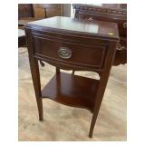 MAHOGANY 1 DRAWER NIGHTSTAND
