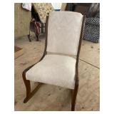 MAHOGAHY BEDROOM ROCKER