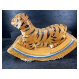 PAPERMACHE TIGER ROCKING HORSE