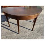 KITTINGER SOLID MAHOGANY DEMILUME TABLE