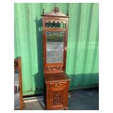 CARVED MAHOGANY HALLTREE