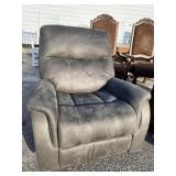 SUEDE ELECTRIC RECLINER