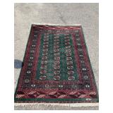6FT 3IN X 4FT 3IN HANDMADE ROYAL BAKAAR  RUNNER