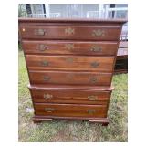 SOLID CHERRY CHEST ON CHEST