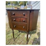 MARTHA WASHINGTON SEWING STAND MAHOGANY