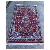 6 FT 3 IN X 3 FT 10 IN HANDMADE RUG