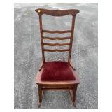 SMALL LADDER BACK ROCKER