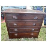 4 DRAWER 19TH CENTURY COTTAGE CHEST
