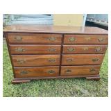 SOLID CHERRY DOUBLE DRESSER
