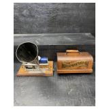 ANTIQUE COLUMBIA GRAPHOPHONE IN WOODEN CASE