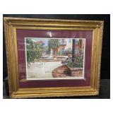 SIGNED AND NUMBERED COURTYARD MEMORIES PRINT