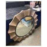 LARGE ROUND DECORATOR MIRROR