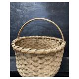 LARGE VINTAGE WOODEN BASKET