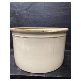 ANTIQUE SHORT CROCK BOWL