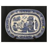 BLUE AND WHITE CANTON PLATTER