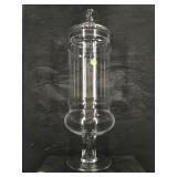 TALL CRYSTAL COVERED CONTAINER