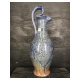 GLAZED POTTERY PITCHER