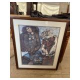 RAMS HORN BY TOBIASSE FINE ART PRINT, COA ON BACK