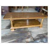 ETHAN ALLEN MAPLE COFFEE TABLE
