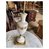PORCELAIN LAMP BRONZE ADORNED