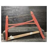 BOW SAW WITH EXTRA BLADES