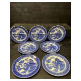 OLDER IDEAL BLUE WILLOW RESTAURANT WARE GRILL