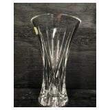 BEAUTIFUL CUT CRYSTAL FLARED FLOWER VASE