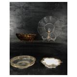 4 PC MISC GLASS LOT