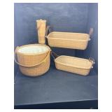 LOT OF 4 BASKETS