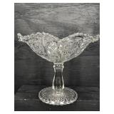 IMPERIAL GLASS TALL COMPORT