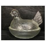 CLEAR CHICKEN ON THE NEST