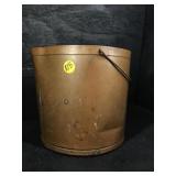 OLD COPPER BUCKET WITH SPOUT