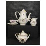 4 PC NORCREST PORCELAIN TEA SET