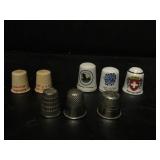 8 SEWING THIMBLES