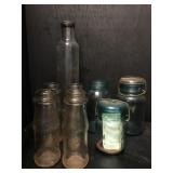 8 PC MISC BOTTLE/JAR LOT