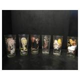 6 PC LOT OF LOONEY TOONS GLASSES