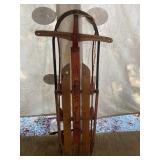 ROCKET PLANE WOODEN SLED