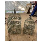 PR OF BIRD METAL BIRDHOUSES