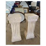PR OF CHALK COLUMNS