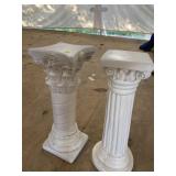 TWO CHALK COLUMNS ONE MONEY