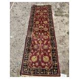 8 FT 4 IN X 2FT 4IN MODERN WOOL RUNNER