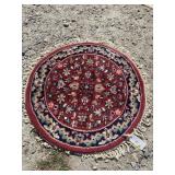 3 FT ROUND HANDMADE RUG